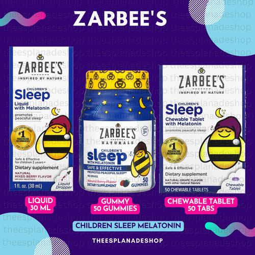 Promo ZARBEE'S CHILDREN SLEEP MELATONIN LIQUID GUMMIES CHEWABLE ZARBEES