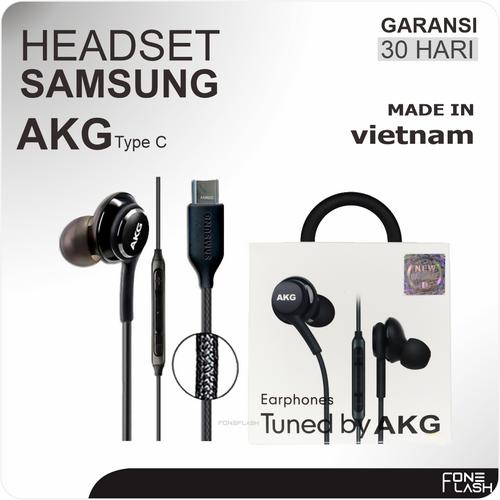 Promo Headset Earphone Samsung AKG Type C Note 10 20 S20 S21 Ultra