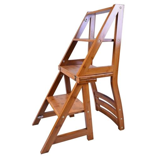 Promo Kursi Lipat Tangga Multifungsi Kayu Jati Natural Finishing - Kab ...