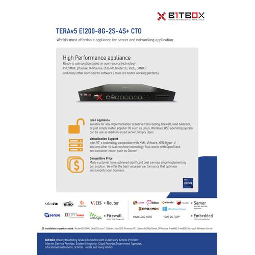 Jual BITBOX Tera V5 E1200V5-6G-4S+ Server - Firewall - Router - Kota ...