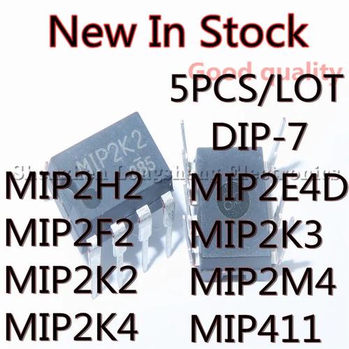 Lot De 5 Circuits Intégrés MIP2F4 2F4 En Boîtier DIP-7 - Pour Réparations électroniques Ou Prototypes - 13