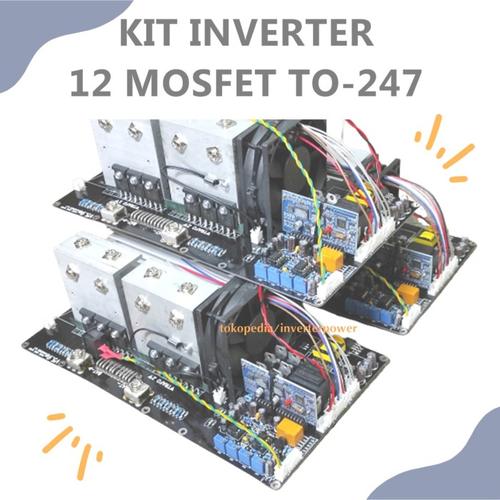 Jual Inverter PSW EGS002 High Power Frequency Inverters 12 mosfet TO