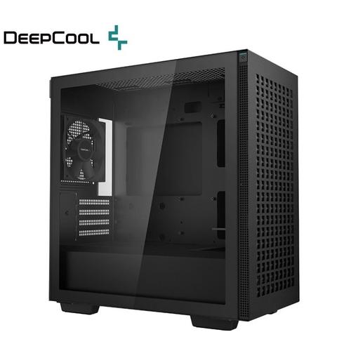 Jual DEEPCOOL CH370 Black Tempered Glass Mid-Tower Micro mATX Case ...