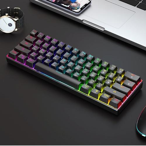 Jual TERMURAH !! wireless langtu keyboard Mechanical RGB G1000 RESMI