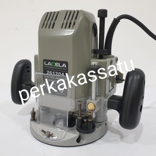 Jual MESIN ROUTER KAYU LACELA 261204 PLUNGE ROUTER BODY BADAN ALUMINIUM ...