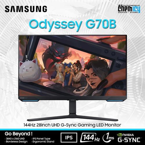 Promo Samsung Odyssey G70B 144Hz 28inch UHD GSync Gaming LED Monitor Jakarta Pusat Chemicy