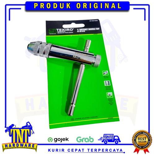 Jual TEKIRO RACHET HANDLE TAP M3-M10 / GAGANG TAP ULIR GT-RH1865 ...