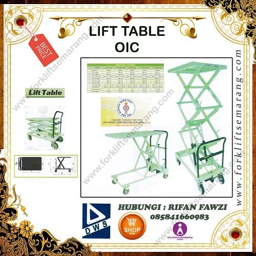 Lift Table Rambu Rambu Jual Lift Table 250 Kg meja scissor Kualitas Jepang - Kota Semarang ...