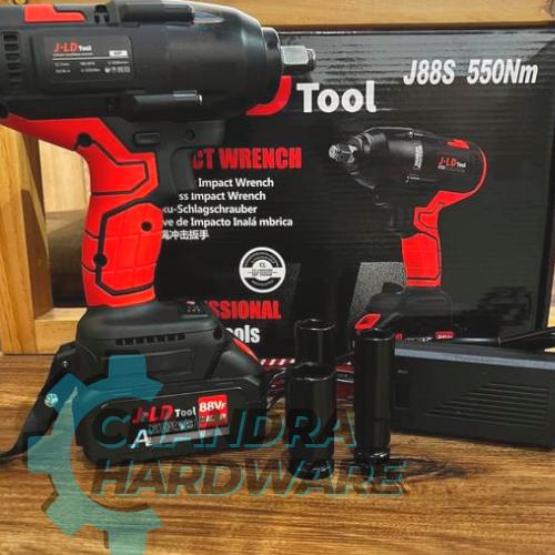 Jual JLD 88S CORDLESS IMPACT WRENCH 550 NM BUKA BAUT BATERAI TORSI