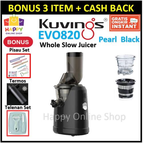 Promo Kuvings EVO820 Whole Slow Juicer Kuvings EVO Matt 820 Black