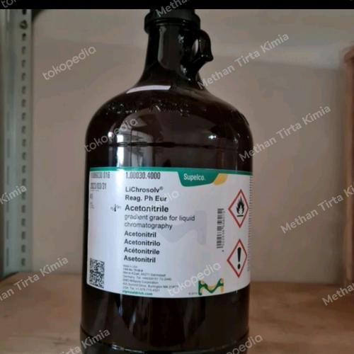 Jual acetonitrile hplc grade merck acetonitril merck 4L Kota