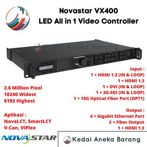 Jual Novastar VX400 LED Video Processor Videotron Controller Sending ...