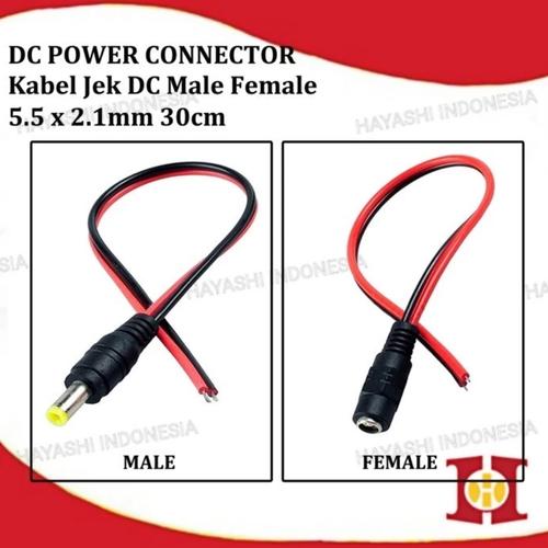 Jual Kabel Jack DC 5V 6V 9V 12V Power Supply Male Female Konektor ...