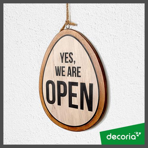 Jual Open - Close Oval Sign board - Kab. Bantul - Decoria Jogja | Tokopedia