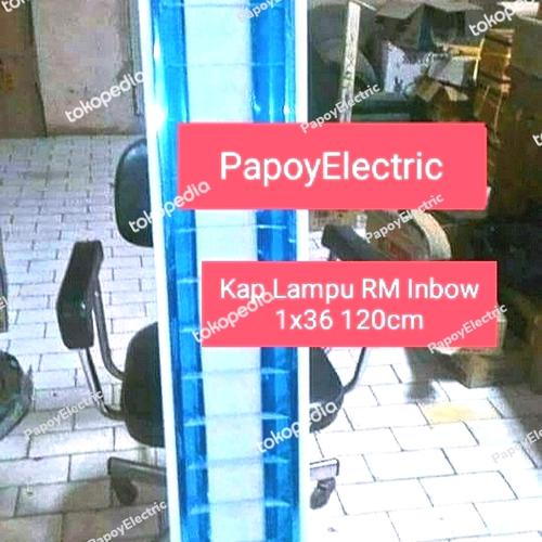 Jual Kap Lampu RM Inbow 1x18/1x8W Housing TL Neon Led T8 60cm RMI ...