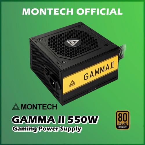 Promo Montech Gamma II 550W PSU Power Supply ATX 80 Plus Gold 550 Watt ...