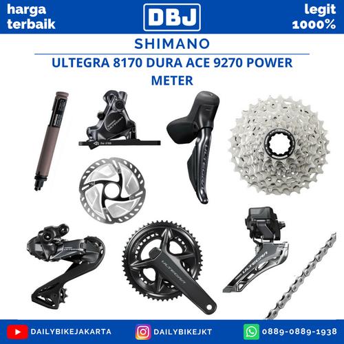 Promo GROUPSET SEPEDA ULTEGRA DURA ACE 8100 9270 12S DISC POWER METER
