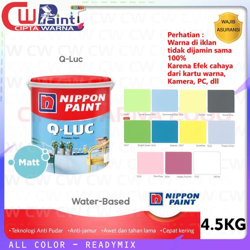Jual NIPPON QLUC GOLD CAT TEMBOK INTERIOR NIPPON PAINT READY MIX 4,5KG