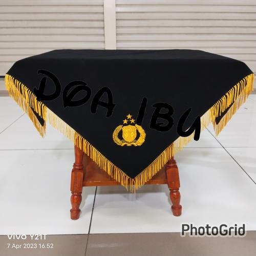 Jual alas baki upacara bendera logo TRI BRATA/POLISI pake rumbai ...