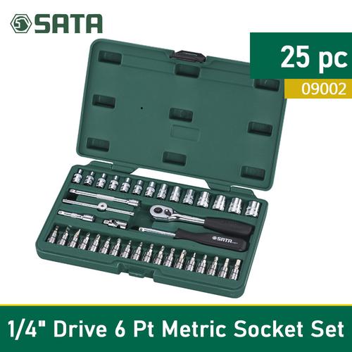 Jual SATA Kunci Socket Set 52Pcs 1/4 Inch (METRIC) 09002 - Jakarta ...