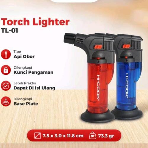 Jual Pemantik Obor/Korek Api Gas HiCook Torch Lighter TL01 Jakarta Selatan TokoAmiinah44