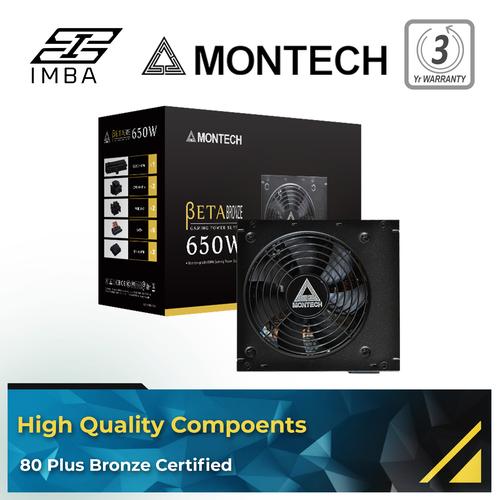 Promo Montech Beta 650W 80+ Bronze [ATX, PSU] - BETA 650W Cicil 0% 3x ...