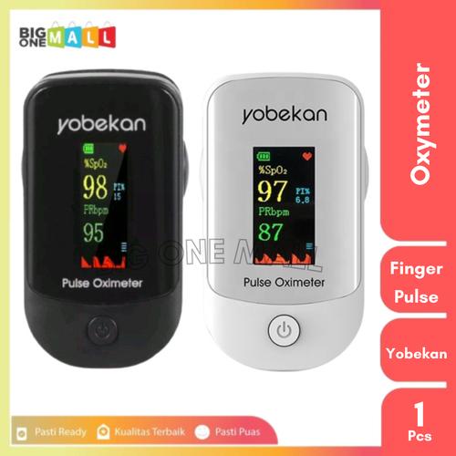 Promo Fingertip Pulse Oxymeter, Oximeter Saturasi Oksigen, Medical Grade O2 Yobekan Putih