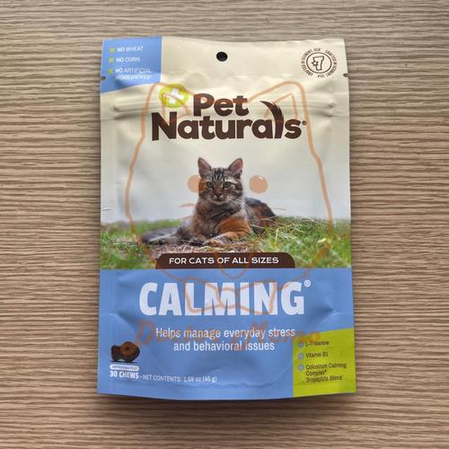 Jual Pet Naturals Calming for Cats 30 Chews Snack Kucing USA Jakarta