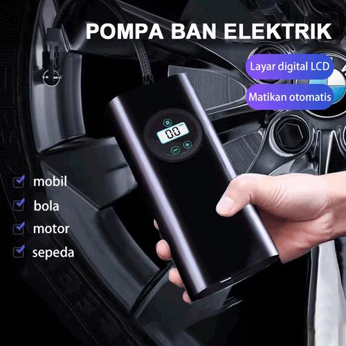 Promo ZACRO Pompa Ban Elektrik Motor Mobil / Air Pump Inflator Electric