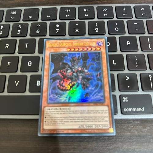 YuGiOh Card Yu-Gi-Oh! Darkest Diabolos, Lord Of The Lair - Ultra Rare 1st Edition SR06-EN001 (Lightly Played) Darkest Diabolos Yugioh YuGiOh Card Yu-Gi-Oh! Darkest Diabolos, Lord Of The Lair - Ultra Rare 1st Edition SR06-EN001 (Lightly Played) Darkest Diabolos Yugioh