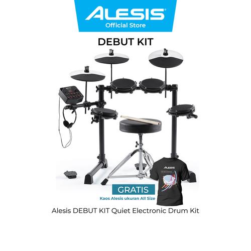 Promo Alesis DEBUT KIT Quiet Mesh Electric Drum Set Drum Elektrik