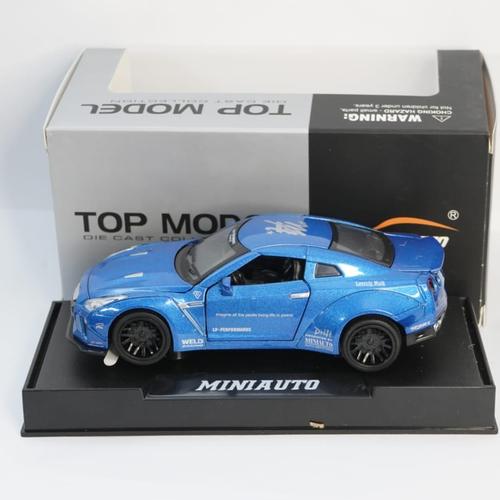 Jual diecast 1:32 Miniauto Nissan Skyline GTR R35 warna Biru - Jakarta ...