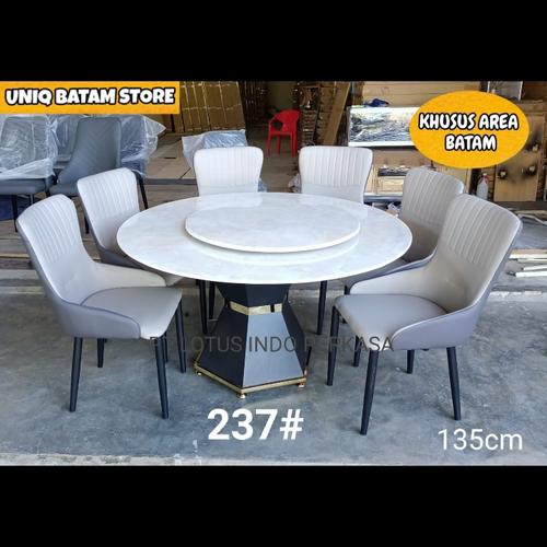 Jual MEJA MAKAN MARMER PUTAR 6 KURSI SHELL LOTUS [ BATAM ] - Kota Batam ...