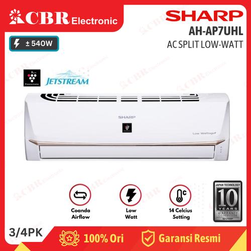 Jual AC Split SHARP Low Watt Plasmacuster 3/4PK AH-AP7UHL (R-32) - Kota ...