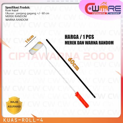 Jual Kuas Roll 4 Inch - Kuas Cat Rol Kapal Sudut 4
