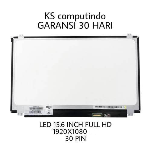 Écran LCD LED 15,6" SLIM EDP Pour Asus TUF FX504G - Résolution 1920x1080 - Connecteur 30 Broches - Neuf