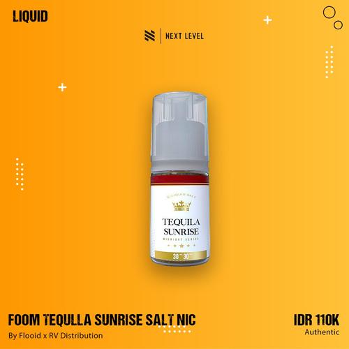 Promo Foom Tequilas Sunrise Salt Nic 30ML Midnight by Flooid x RV