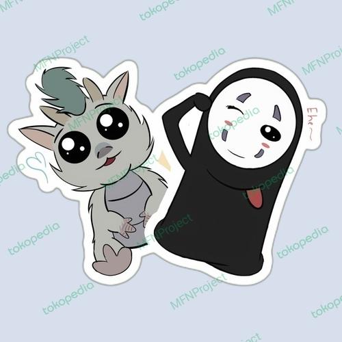 Jual Stiker Chibi Anime Spirited Away Kaonashi &amp; Naga Haku - Naga Haku ...