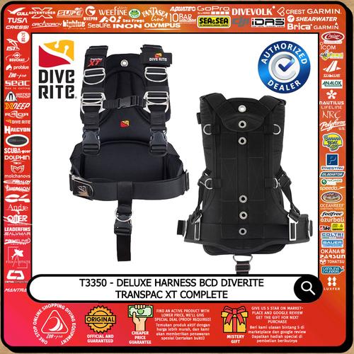 Jual Dive Rite Harness BCD Backplate Donut Transpac XT Deluxe Scuba