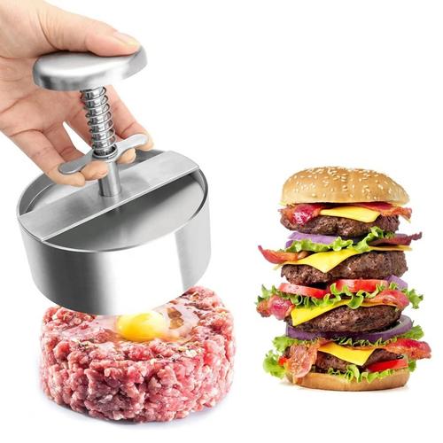 OUTSET Burger-Maker – Silikon-Form Mit Presse Für 8 Patties (1/4 Oder 1/3 Pfund), Spülmaschinengeeignet