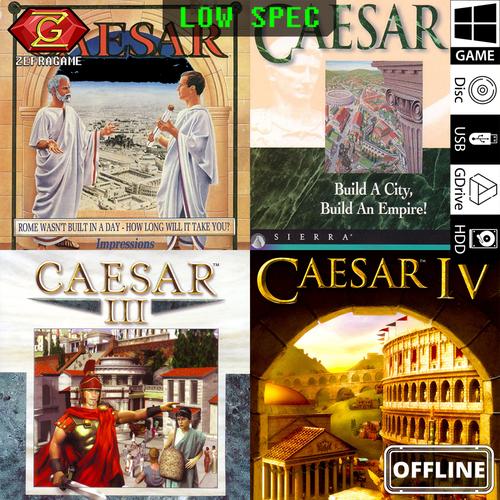 Jual CAESAR I/CAESAR II/CAESAR III/CAESAR IV PC GAME LAPTOP GAMES