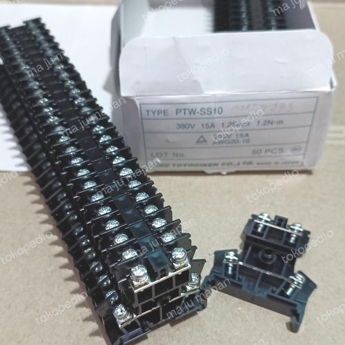 Jual Toyogiken TOGI PTW-SS10 Terminals Block 380V 15A 1.25mm 600V  