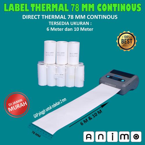 Jual sticker thermal 80 mm x 6 meter - 6 M - Jakarta Utara - ANIMO ...