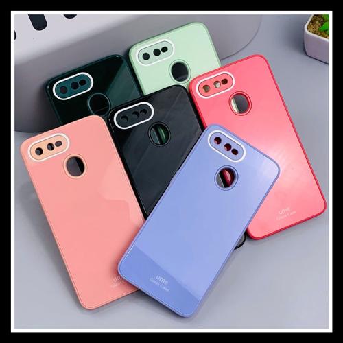 Jual OPPO A7 /A5S (AX5S) CRYSTAL GLASS CASE ORIGINAL HARD SOFT