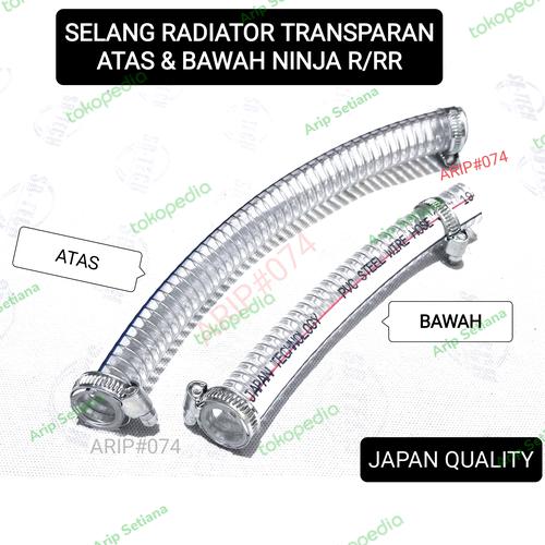Jual SELANG RADIATOR TRANSPARAN NINJA R RR SELANG RADIATOR ATAS BAWAH ...