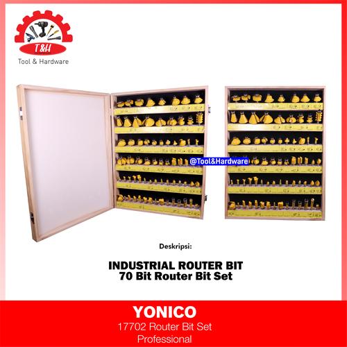 Jual Router Bit Set Professional - Yonico - Router Carbide Tipped 70 ...