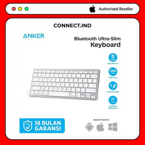 Promo Anker Keyboard Ultra Slim A7726 Bluetooth Ipad Tablet IOS Android