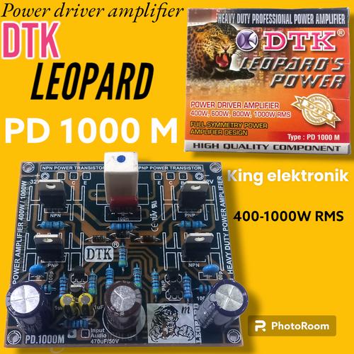 Jual kit power amplifier DTK Leopards PD 1000 m 200-1000 watt RMS