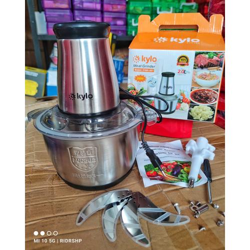 Blender Daging Chopper Stainless Polos Serbaguna Kylo Liter di Fazha  Malang Tokopedia