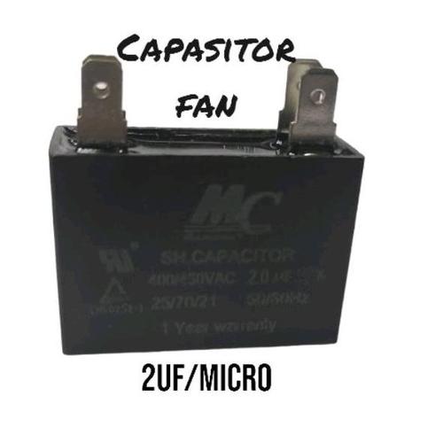 Jual CAPASITOR FAN AC KAPASITOR FAN INDOOR AC 450VOLT KOTAK SOKET MC